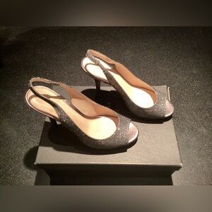 Silver Metallic Heels